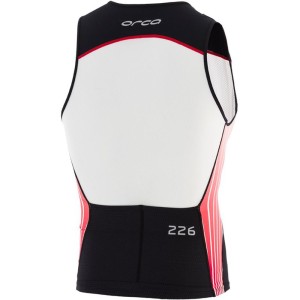 Orca Tri Tank - bezrękawnik do triathlonu czarno czerwony