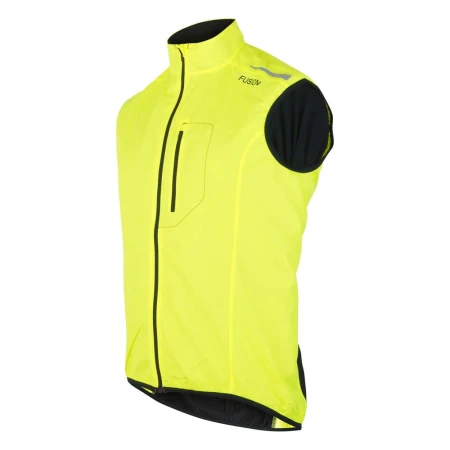 fusion s1 run vest kamizelka biegowa przod zolta.jpg
