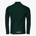 fusion zip neck zielona bluza biegowa krotki zamek.jpeg