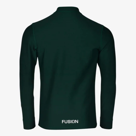 fusion zip neck zielona bluza biegowa krotki zamek.jpeg