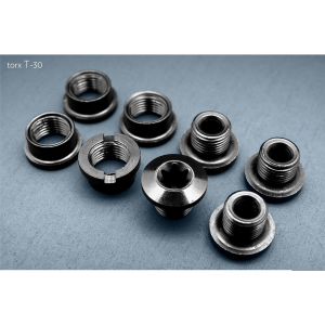 absoluteBLACK Premium chainring Bolts - śruby do zębatek krótkie 4 pary