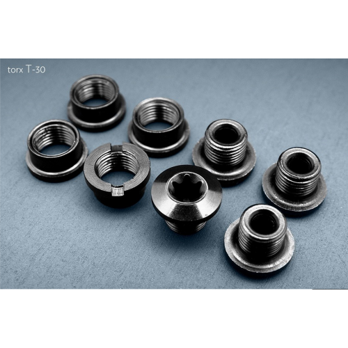 Go to product absoluteBLACK Premium chainring Bolts - 4 pairs short
