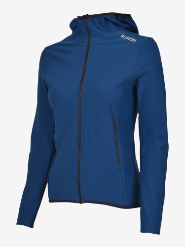 Go to product Fusion Recharge Hoodie - niebieska damska bluza sportowa