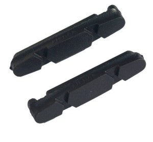 Wsuwki do hamulców szosowych Fibrax czarne