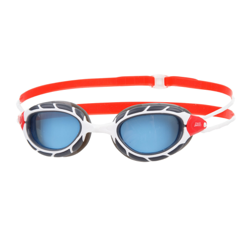 Przejdź do produktu Zoggs Predator - okulary pływackie biało czerwone