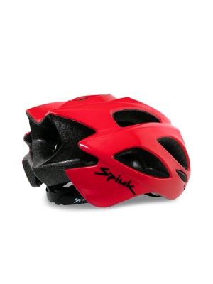 Spiuk Kask Rowerowy Rhombus czerwony MTB/Szosa + daszek