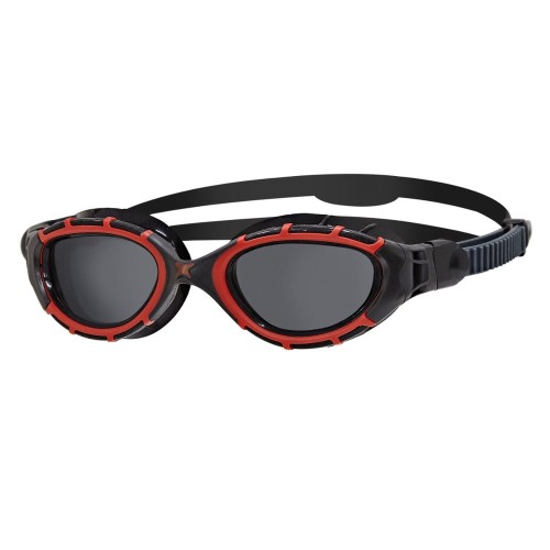 Go to product Zoggs Predator Flex Polarized - okulary pływackie czarno-czerwone
