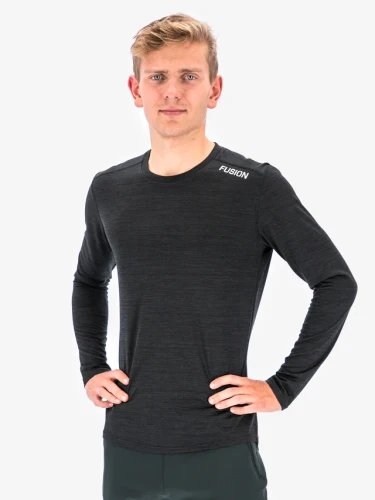 Przejdź do produktu Fusion C3 LS shirt - koszulka biegowa męska czarna