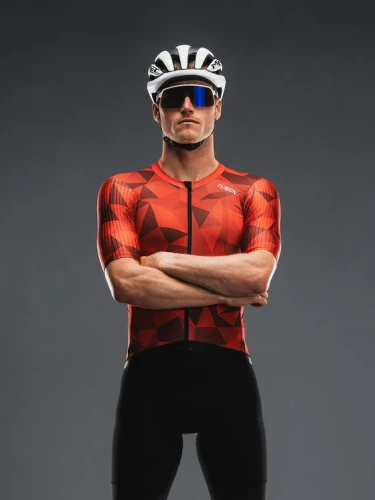 Fusion Tempo! Two cycling jersey koszulka kolarska czerwona