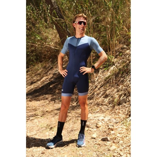 Go to product Mako Steel Blue Navy Set-in strój startowy triathlon rękawki