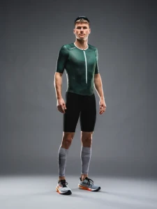 Fusion Tempo! One Suit - strój triathlonowy unisex zielony