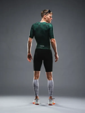 Fusion Tempo! One Suit - strój triathlonowy unisex zielony