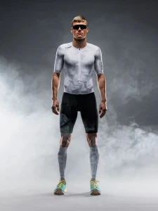 Fusion Tempo! Suit Strój Triathlonowy biało-szary