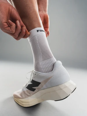 Skarpety Fusion Tempo! PRO Run Socks białe