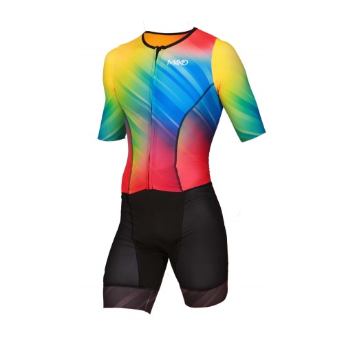 Go to product Mako Fade Out Rainbow Pro Set-in strój startowy triathlon rękawki