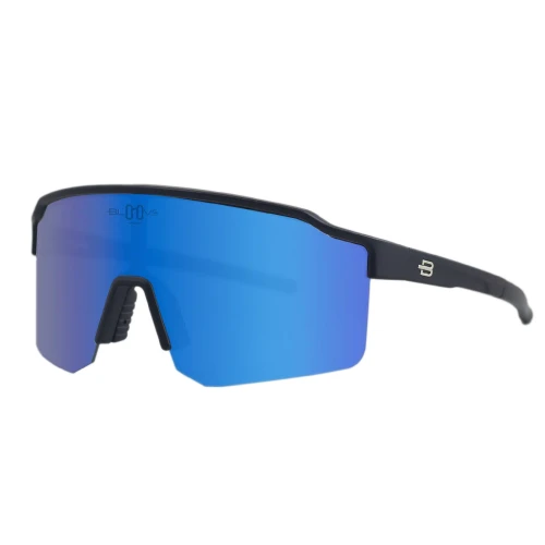 Go to product Okulary sportowe Bloovs czarne Taroko niebieskie lustra