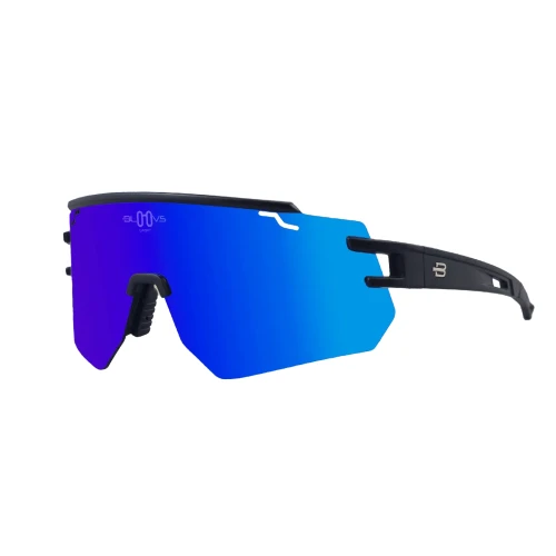 Go to product Okulary sportowe Bloovs czarne Galibier niebieskie lustra