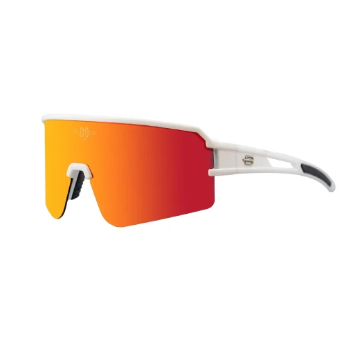 Go to product Okulary sportowe Bloovs białe Flanders pomarańczowe lustra