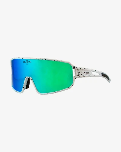 Go to product Okulary sportowe Bloovs białe Drop Kona niebieskie lustra