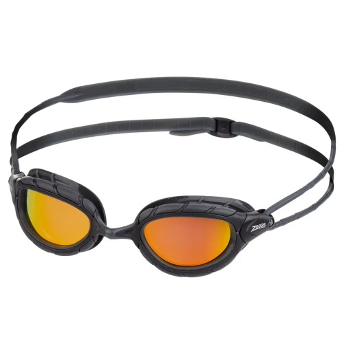 Go to product Zoggs Predator Flex Titanium - okulary pływackie czarno pomarańczowe