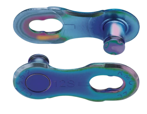 Przejdź do produktu KMC Spinka MissingLink 12NR Aurora blue 2pcs/Crd