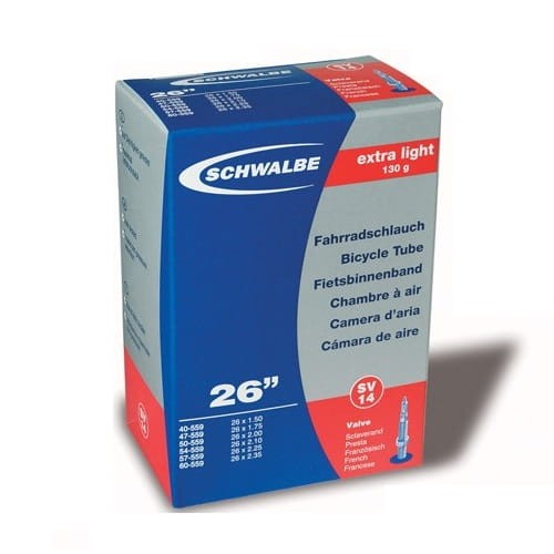 Go to product Dętka Schwalbe Extra light 26'' SV14 130g