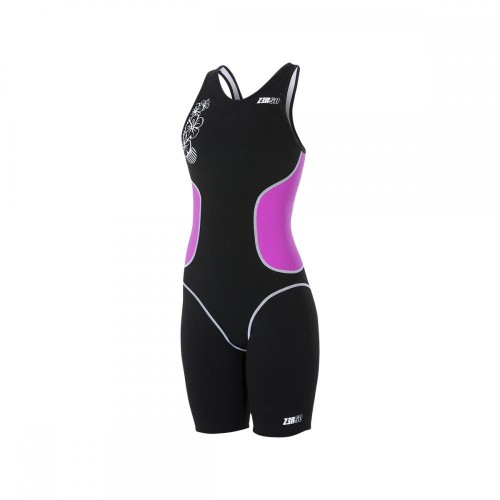 Go to product ZeroD oSUIT Strój triathlonowy czarno różowy damski