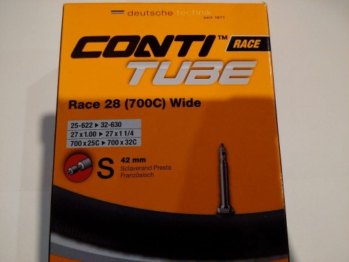 Go to product Continental Race 28 SV Wide 42mm - dętka szosowa