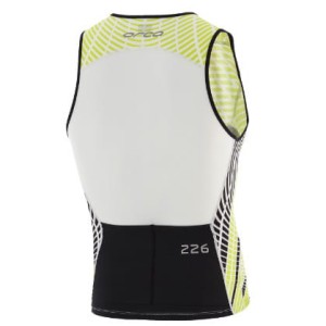 Orca 226 Printed Tri Tank - XS bezrękawnik do triathlonu limonka