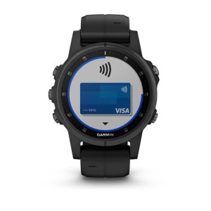 Garmin Fenix 5S Plus Sapphire - zegarek multisportowy czarny